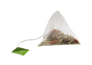 como preparar el té - bolsa piramidal