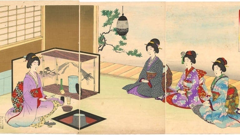 historia del té - japón