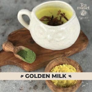 Golden Milk receta con té Matcha - Tea Market